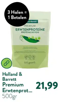 Holland & Barrett Premium Erwtenproteïne Poeder aanbieding