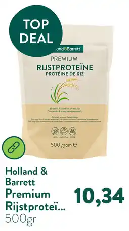 Holland & Barrett Premium Rijstproteïne Poeder aanbieding