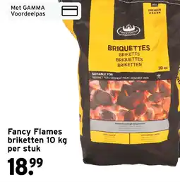 GAMMA Fancy Flames briketten 10 kg aanbieding