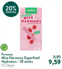 Holland & Barrett Miss Harmony Superfood Hydration - 10 sticks aanbieding