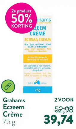 Holland & Barrett Eczeem Crème aanbieding