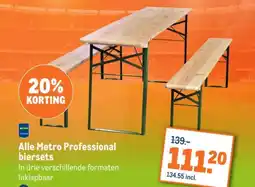 Makro Alle Metro Professional aanbieding