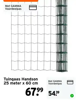 GAMMA Tuingaas Handson 25 meter x 60 cm aanbieding