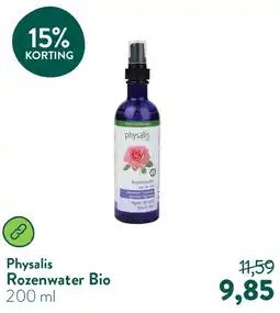 Holland & Barrett Rozenwater Bio aanbieding