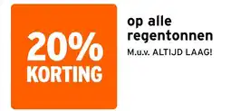 GAMMA op alle regentonnen aanbieding