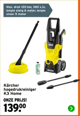 GAMMA Kärcher hogedrukreiniger K3 Home aanbieding