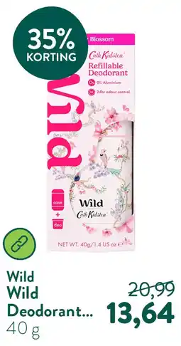 Holland & Barrett Wild Deodorant Birds and Berries Cherry Blossom aanbieding