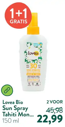 Holland & Barrett Sun Spray Tahiti Monoi SPF30 aanbieding