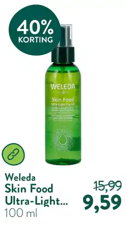 Holland & Barrett Skin Food Ultra-Light Dry Oil aanbieding