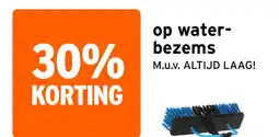 GAMMA op water- bezems aanbieding