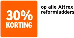 GAMMA op alle Altrex reformladders aanbieding