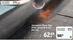 GAMMA Aquaplan Roof Top Heat Mineral 6 m² aanbieding