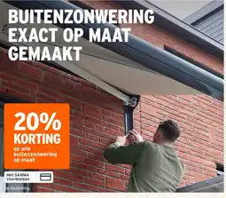 GAMMA op alle buitenzonwering op maat aanbieding