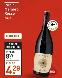 Gall & Gall Piccini Memoro Rosso 75CL aanbieding