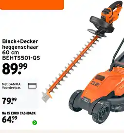 GAMMA Black+Decker heggenschaar 60 cm aanbieding