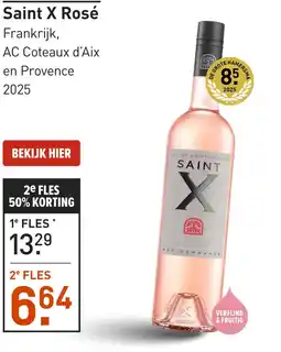 Gall & Gall Saint X Rosé 75CL aanbieding
