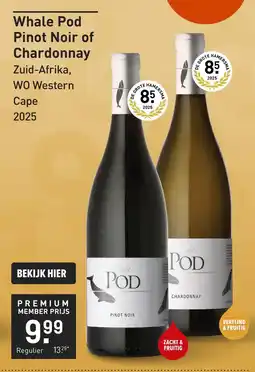 Gall & Gall Creation Wines Whale Pod Chardonnay 75CL aanbieding