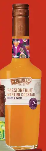 Gall & Gall De Kuyper Passionfruit Martini Cocktail 50CL aanbieding