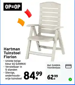 GAMMA Hartman Tuinstoel Florion aanbieding