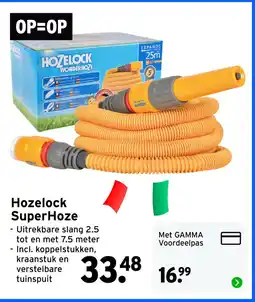 GAMMA Hozelock SuperHoze aanbieding