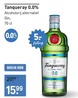 Gall & Gall Tanqueray 0.0% 70CL aanbieding