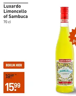 Gall & Gall Luxardo Limoncello 70CL aanbieding