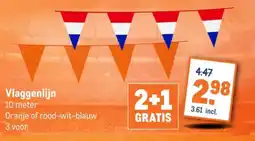 Makro Vlaggenlijn aanbieding