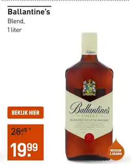 Gall & Gall Ballantine's 100CL aanbieding
