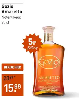 Gall & Gall Gozio Amaretto 70CL aanbieding