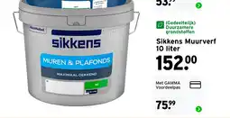 GAMMA Sikkens Muurverf aanbieding