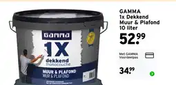 GAMMA GAMMA 1x Dekkend Muur & Plafond aanbieding