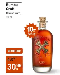 Gall & Gall Bumbu Craft 70CL aanbieding