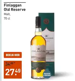 Gall & Gall Finlaggan Old Reserve 70CL aanbieding