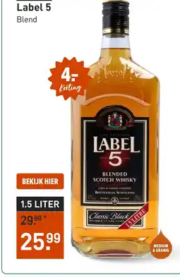 Gall & Gall Label 5 100CL aanbieding