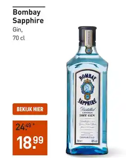Gall & Gall Bombay Sapphire 70CL aanbieding