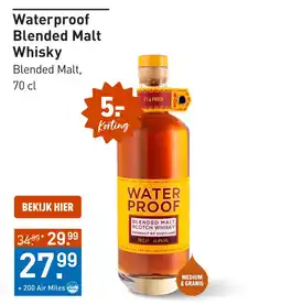 Gall & Gall Waterproof Blended Malt Whisky 70CL aanbieding