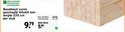 GAMMA Bouwhout vuren geschaafd 44x69 mm lengte 270 cm aanbieding