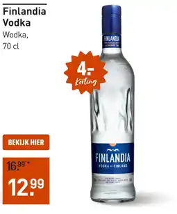 Gall & Gall Finlandia Vodka 70CL aanbieding