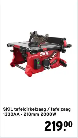 GAMMA SKIL tafelcirkelzaag / tafelzaag 1330AA - 210mm 2000W aanbieding
