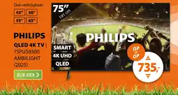 Expert Philips 75PUS8500 Ambilight (2025) aanbieding
