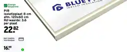 GAMMA PIR isolatieplaat 8 cm afm. 120x60 cm Rd-waarde: 3.6 aanbieding