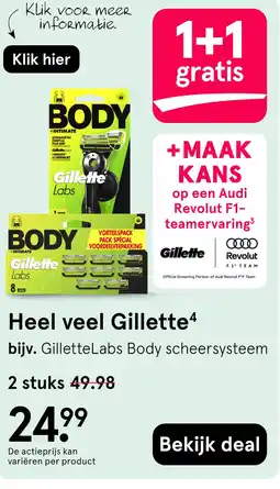 Etos Heel veel Gillette4 aanbieding