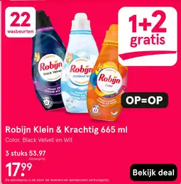 Etos Robijn Klein & Krachtig 665 ml aanbieding