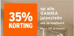 GAMMA op alle GAMMA jaloezieën aanbieding