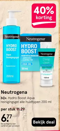 Etos Neutrogena aanbieding