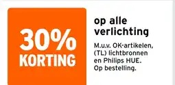 GAMMA op alle verlichting aanbieding
