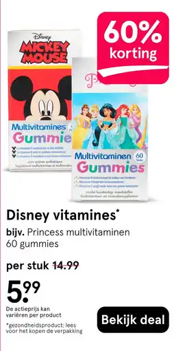 Etos Disney vitamines aanbieding
