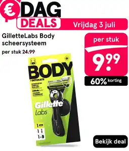 Etos Gillette Labs Body scheersysteem aanbieding