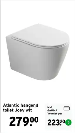 GAMMA Atlantic hangend toilet Joey wit aanbieding