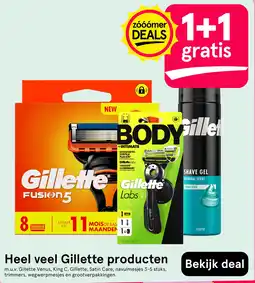 Etos Heel veel Gillette producten aanbieding